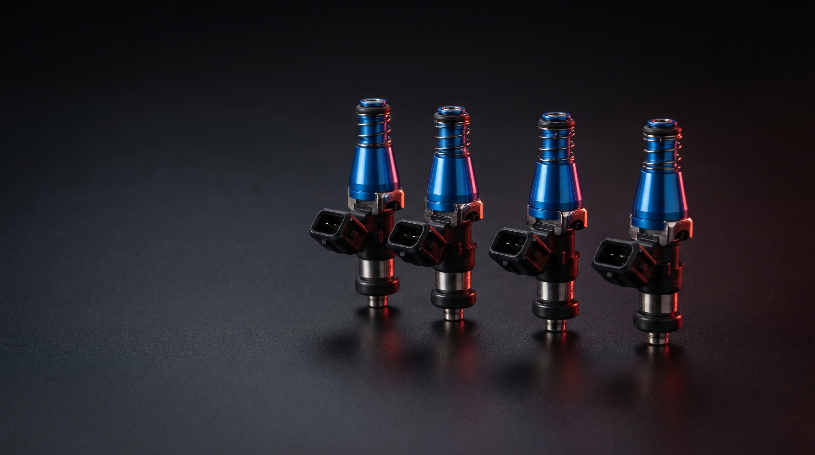A set of high-flow fuel injectors
