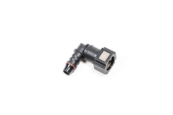 Radium 5/16In SAE Female To 90Deg 3/8In Barb - 14-0586 - Radium AN Fitting