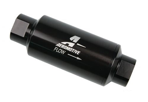 Aeromotive 10 Micron ORB-10 Black Fuel Filter - 12321 - Aeromotive Fuel Filter