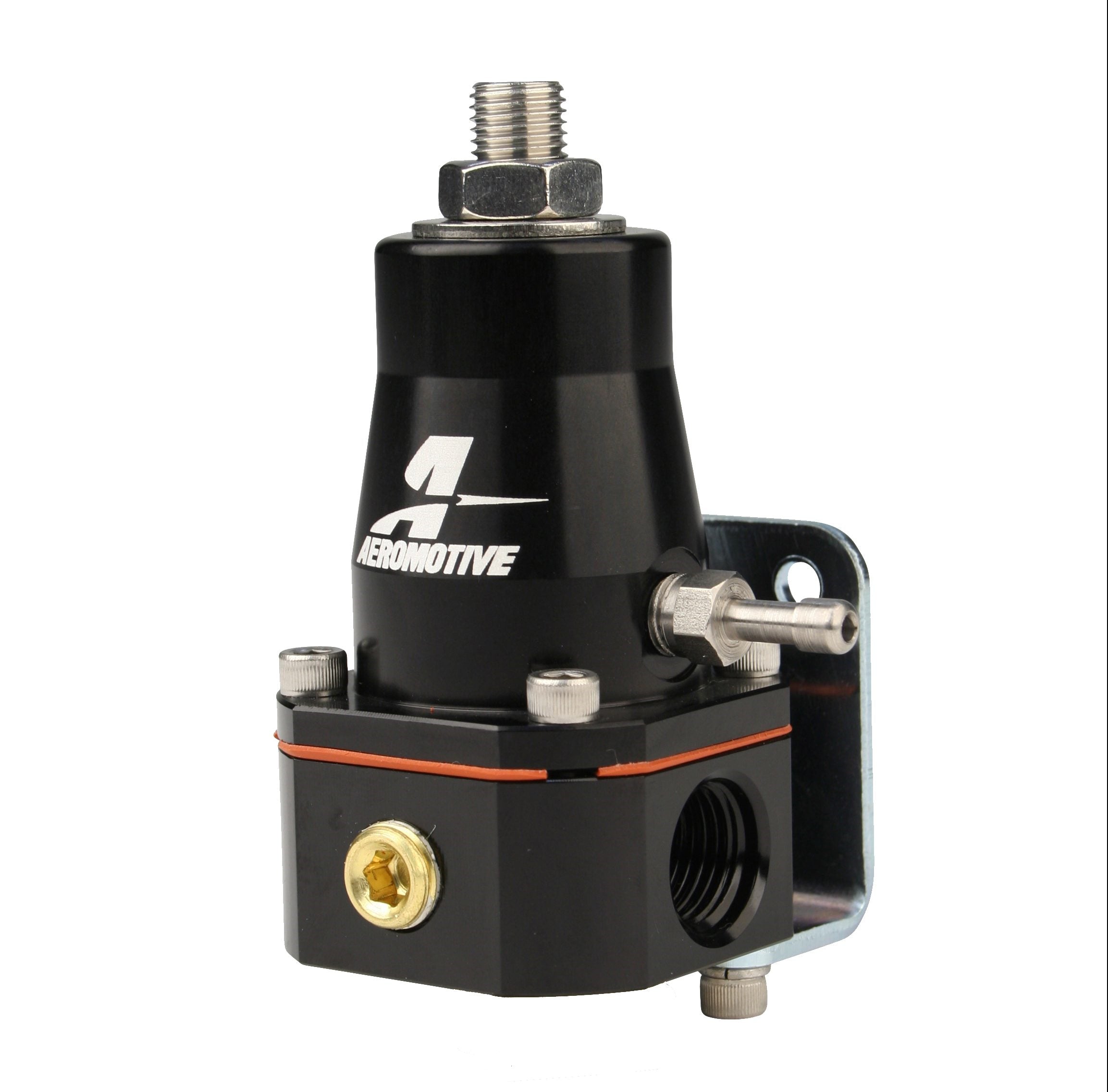 Aeromotive EFI Bypass Regulator - Black - 13136 - Aeromotive Fuel Pressure Regulator