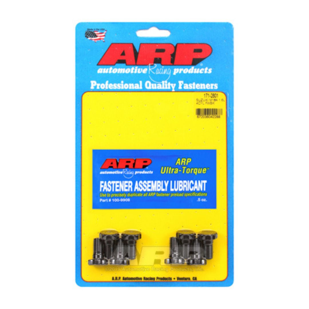 Suzuki M16A 1.6L 4-cylinder Flywheel Bolt Kit - ARP 171-2801 - ARP Flywheel Bolt Kit