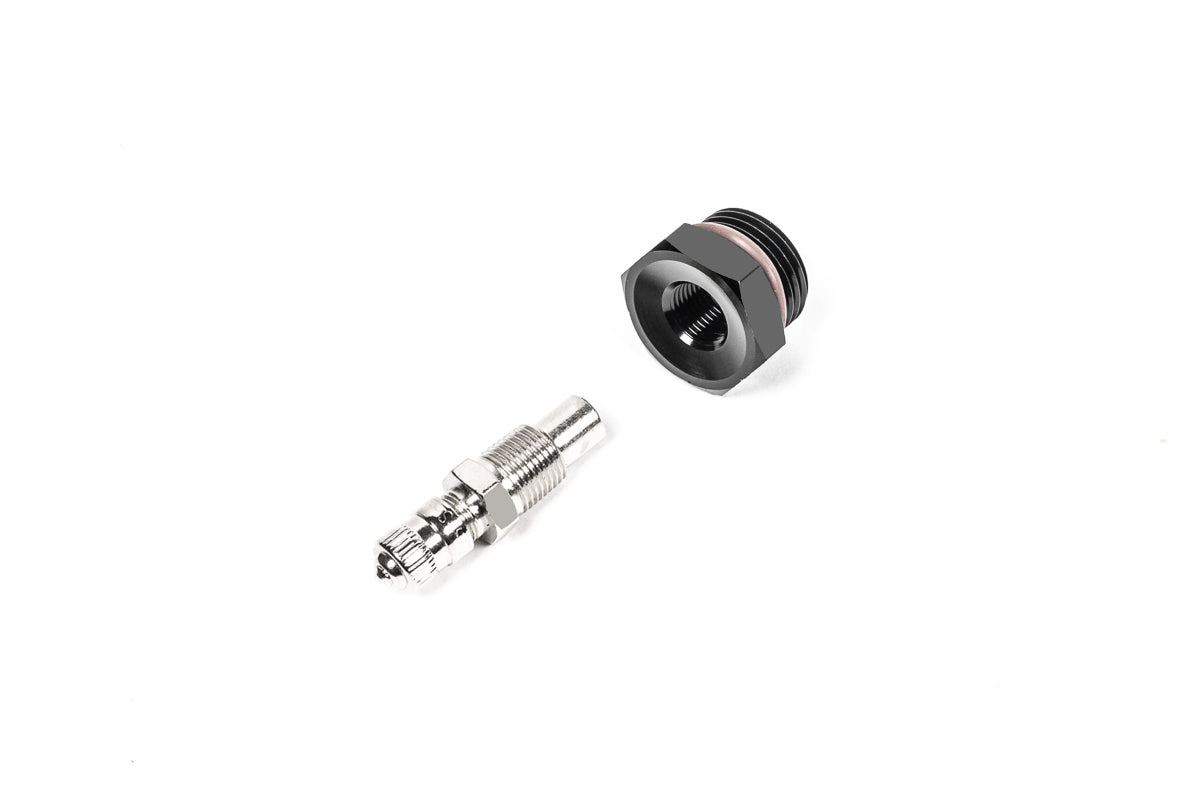 Radium Engineering 8AN ORB to Schrader Valve, valves - 20-0440