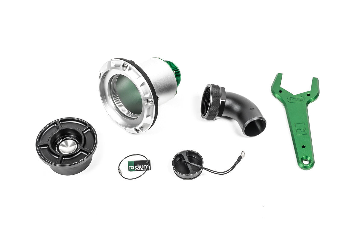 Radium Engineering Remote Mount, SVF, Swing Valve Filler, 1.5IN Elbow, valves - 20-1103