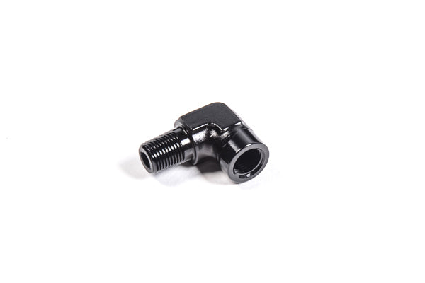 Radium 1/8NPT Male To Female, 90Deg - 14-0332 - Radium Fuel Hose Fitting
