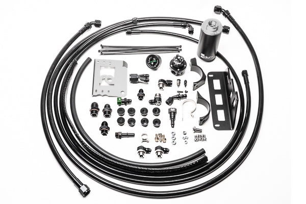 Radium Engineering Fuel Hanger Plumbing Kit Cadillac Cts-V Stainless - 20-1325-03 - Radium Fuel Hose Kit