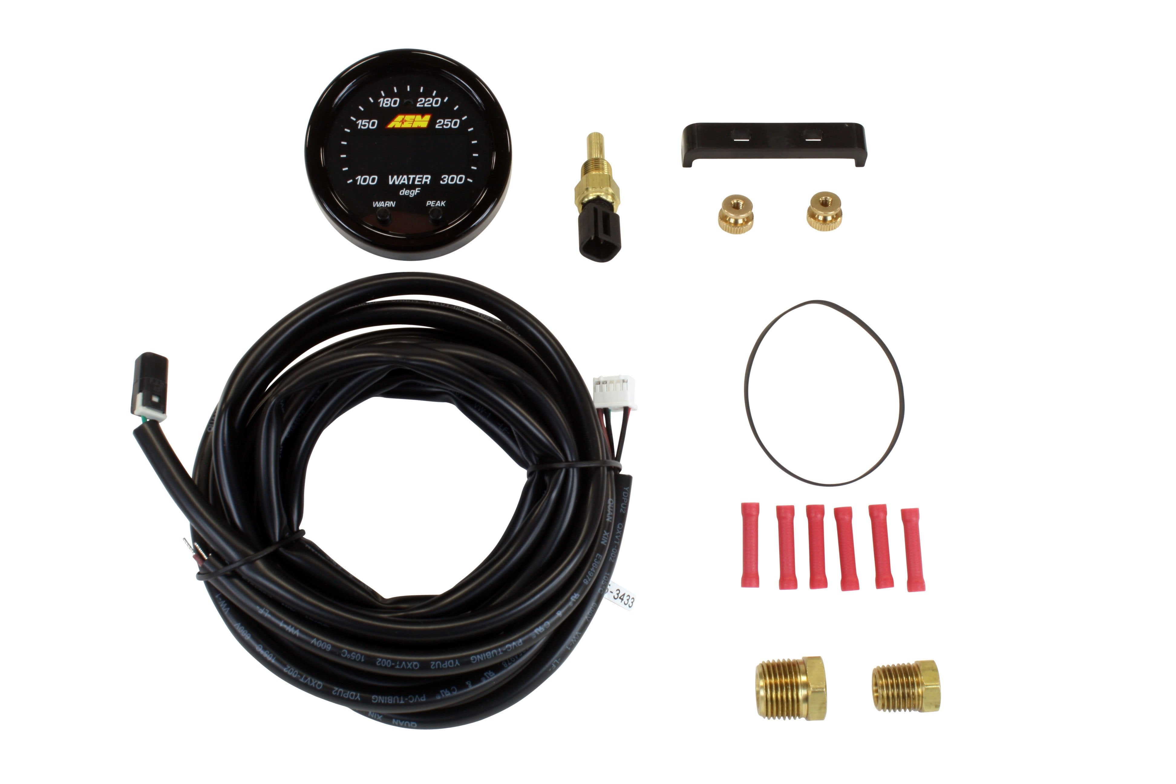 AEM X-Series Water, Oil Temperature Gauge 40-150C - 30-0302 - AEM General