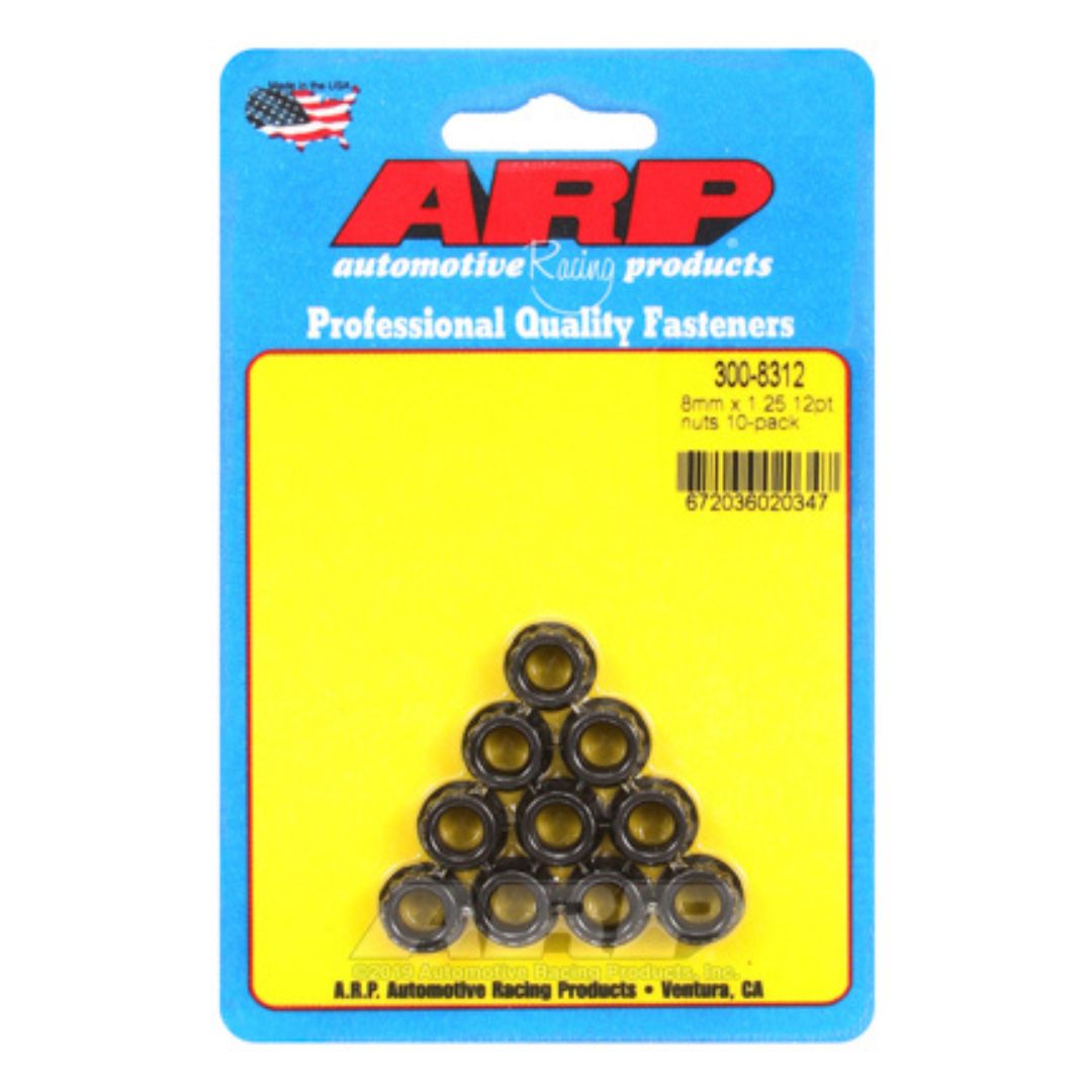 ARP M8 x 1.25 12pt, Nut Kit - ARP 300-8312 - ARP Misc ARP