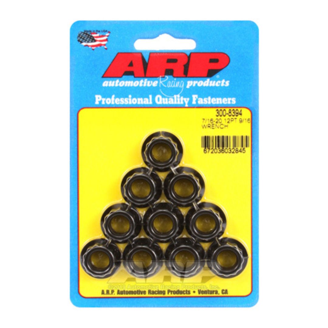 ARP 7/16-20, 9/16 socket 12pt Nut Kit - ARP 300-8394 - ARP Misc ARP