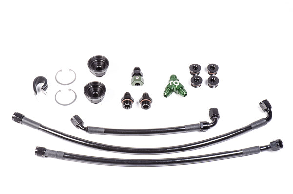 Radium Fuel Rail Plumbing Kit, Nissan Vq35Hr And Vq37Vhr - 20-0469 - Radium Fuel Hose Kit
