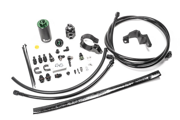 Radium Fuel Hanger Plumbing Kit, 2009-2013 Corvette, Stainless - 20-0983-03