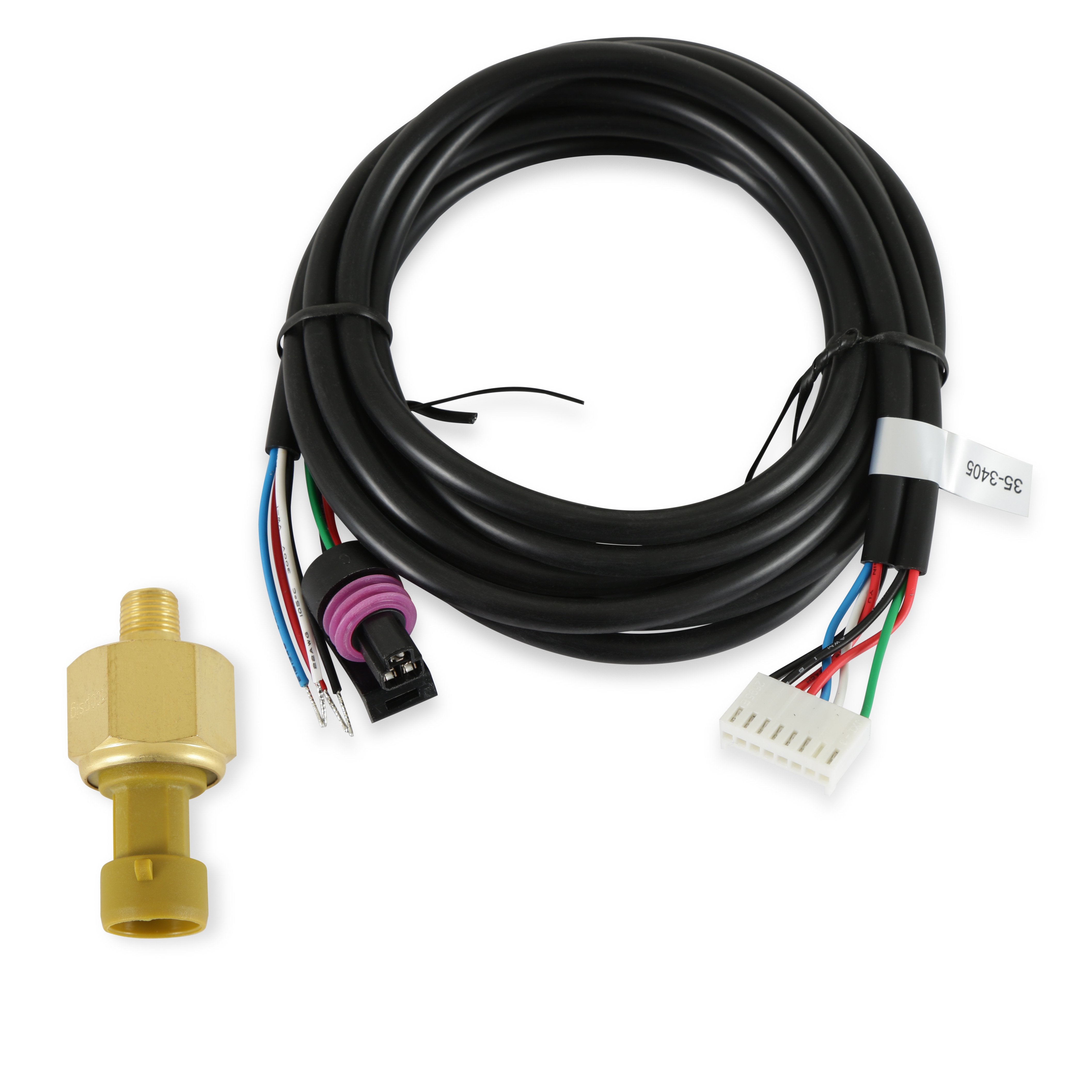 AEM Oil Pressure Gauge 0-100PSi - Includes BLK/White Display - 30-4401