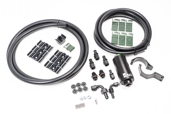 Radium Fuel Hanger Plumbing Kit, Mk5 Supra, Stainless - 20-0761-03 - Radium Fuel Hose Kit