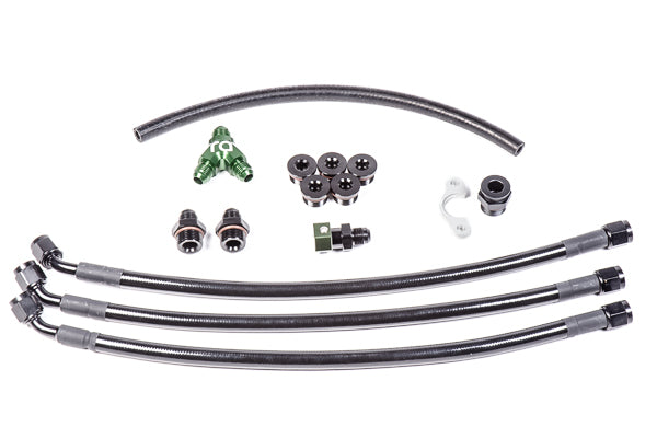 Radium Fuel Rail Plumbing Kit, Nissan VQ35DE - 20-0468 - Radium Fuel Hose Kit