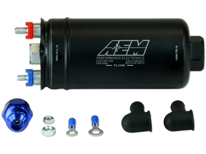 AEM 400lph External Fuel Pump - 50-1005 - AEM General