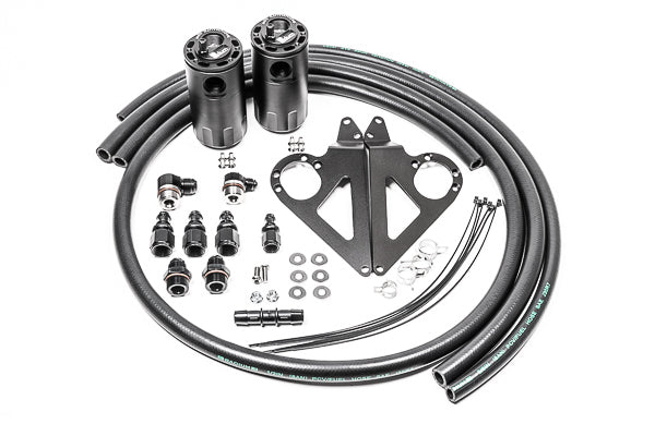 Radium Dual Catch Can Kit, Fr-S/Brz/GT86, Fluid Lock - 20-0903-Fl - Radium Engine Oil Catch Can Kit