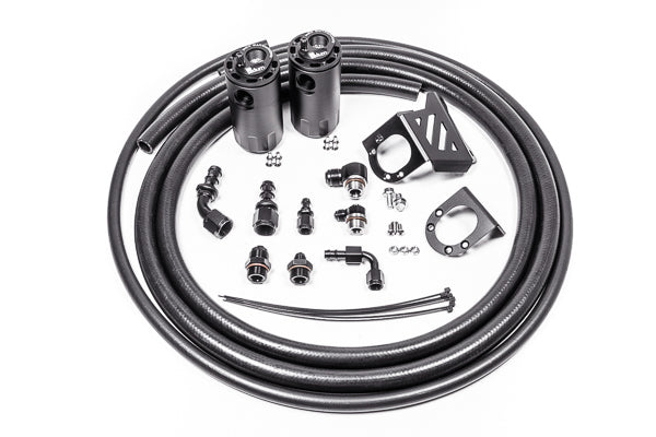 Radium Dual Catch Can Kit, 2016+ Tacoma, Fluid Lock - 20-0840-Fl - Radium Engine Oil Catch Can Kit