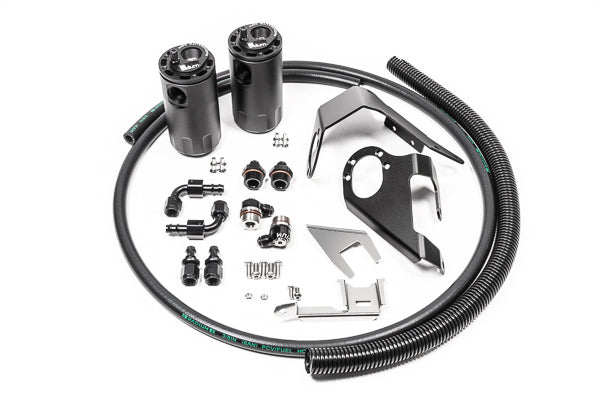 Radium Dual Catch Can Kit, Nissan 370Z, Fluid Lock - 20-0525-Fl - Radium Engine Oil Catch Can Kit