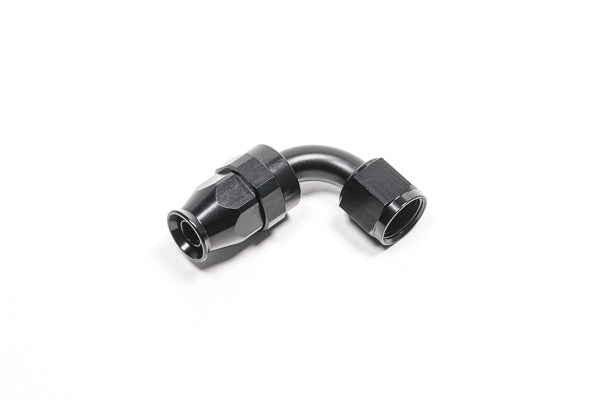 Radium 8AN Hose End, 90 Degree, Ptfe, Black - 14-0636 - Radium AN Fitting