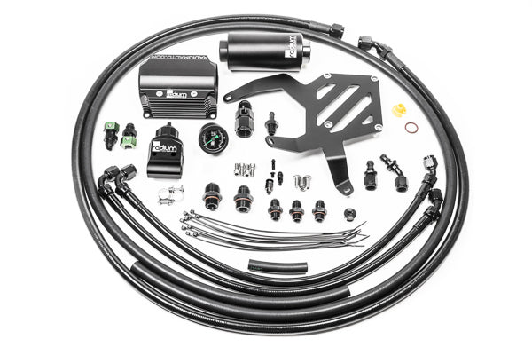 Radium Fuel Hanger Plumbing Kit, Fr-S/Brz/GT86/Gr86, Microglass Filter - 20-0966-05 - Radium Fuel Hose Kit
