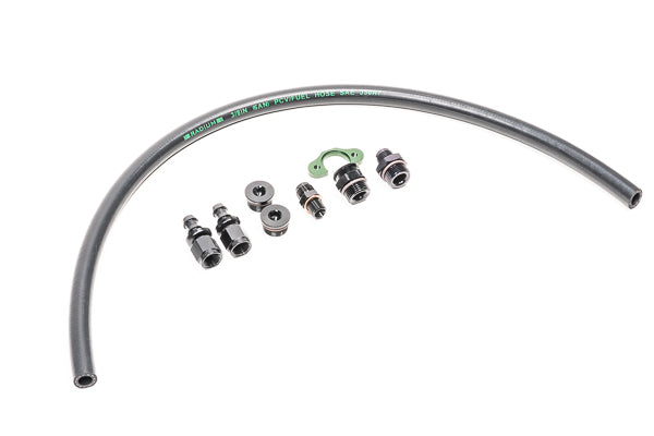 Radium Fuel Rail Plumbing Kit, Mitsubishi, Early 4G63 - 20-0533-Pk - Radium Fuel Hose Kit