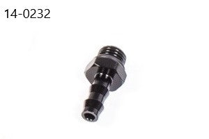 Radium 4AN ORB To 8mm Barb - 14-0232 - Radium AN Fitting