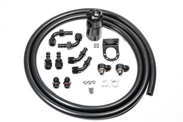 Radium Engineering Single Catch CAN 10AN Kit Fluid Lock - 20-1810-FL - Radium Engine Oil Catch Can Kit