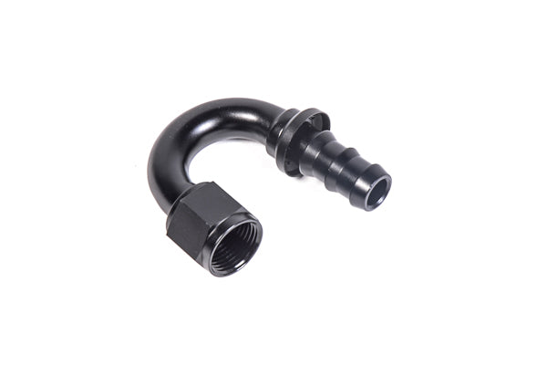 Radium Pushlok Hose End, 10AN 180Deg - 14-0215 - Radium Push-On Hose Fitting
