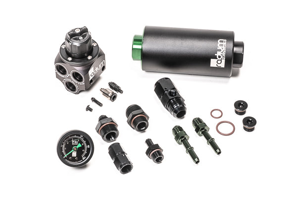 Radium FPR And Fuel Filter Kit, BMW E46, Stainless Filter - 20-0932-03 - Radium Fuel Hose Kit