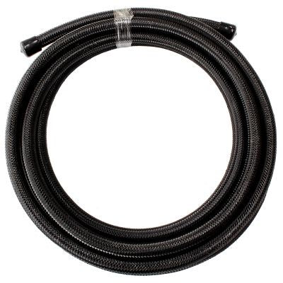 Aeroflow 100 Series Black Stainless Steel Braided Hose -4AN 1 Metre Length - AF100-04-1MBLK