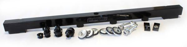 Aeroflow Billet Fuel Rail - RB25 (black) - AF64-2010BLK - Aeroflow Fuel Rail