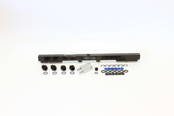Aeroflow Billet Fuel Rail - 2JZ (black) - AF64-2059BLK - Aeroflow Fuel Rail