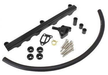 Aeroflow Billet Fuel Rail - SR20 S14 - S15 (black) - AF64-2122BLK - Aeroflow Fuel Rail