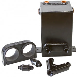 Aeroflow Dual EFI Pump Surge Tank Kit - Black - AF77-2044BLK - Aeroflow Surge Tank