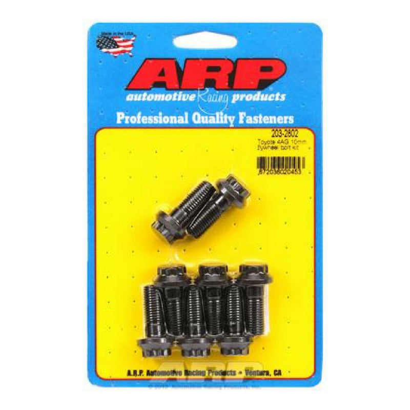 Toyota 4AGE M10, 8 pieces Flywheel Bolt Kit ARP 203-2802 - ARP Flywheel Bolt Kit