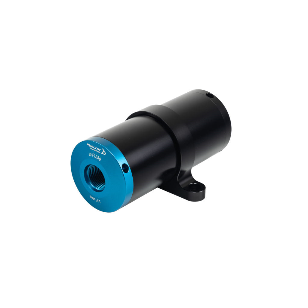 Injector Dynamics ID F1250 In-Line Fuel Filter Kit - Includes Bracket - Injector Dynamics Fuel Filter