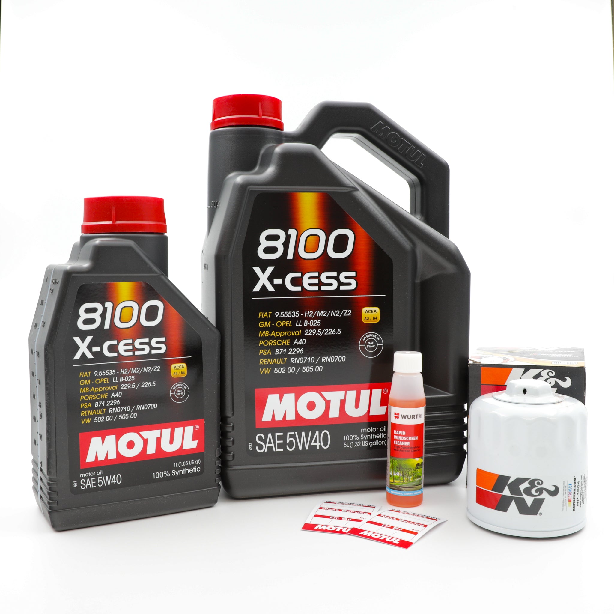 Mitsubishi EVO 10 4B11 Service Pack - Fully Synthetic - Motul Service Kit