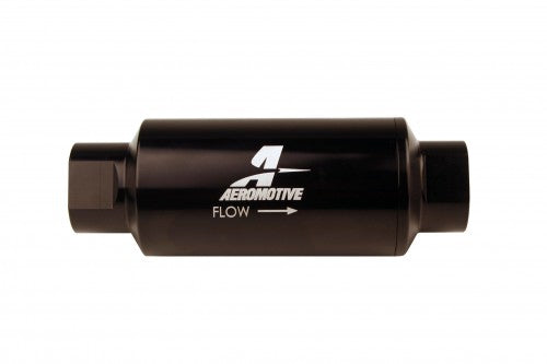 Aeromotive 10 Micron Microglass (AN-10) E85 Black Fuel Filter - 12350 - Aeromotive Fuel Filter
