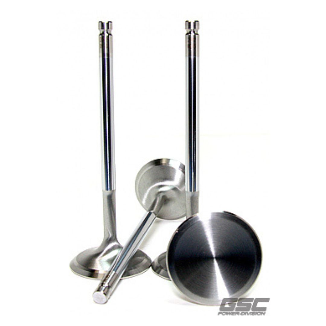 GSC P-D 4G63T Evo 1-9 / 90-98 DSM Chrome Polished Intake Valve - 34mm Head (STD) - SET 8 - GSC2002-8 - GSC General