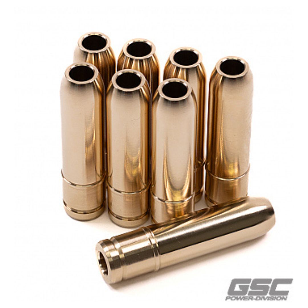 GSC P-D 4G63 Manganese Bronze Exhaust Valve Guide Stopper Style- Set 8 - GSC3003-8 - GSC General