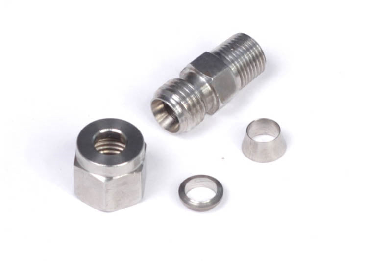 Haltech 1/4" Stainless Compression Fitting Kit - 1/8" NPT Thread HT-010813 - Haltech ECU