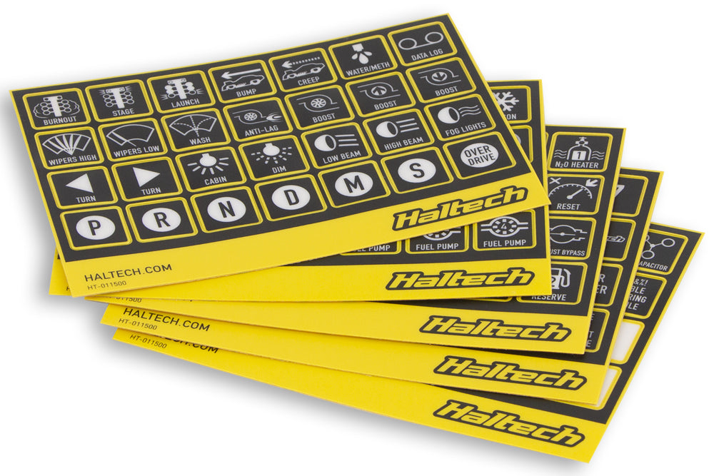 Haltech Keypad Label Set HT-011500 - Haltech ECU