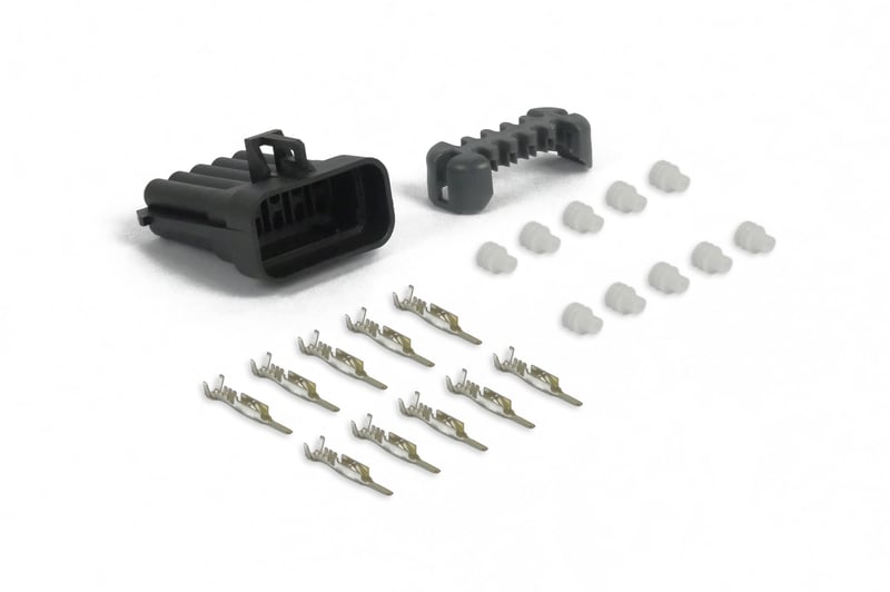 Haltech Plug and Pins Only - Metri-Pack 10 WAY 150 Series Sealed Female, sensor - HT-030435