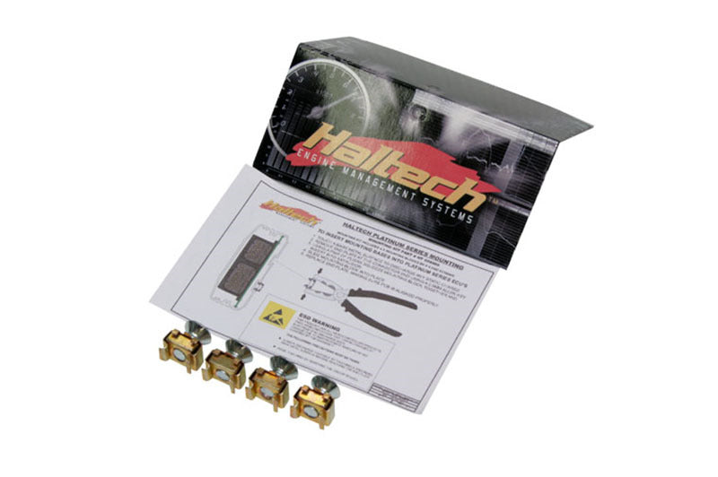 Haltech Platinum ECU Rail-type mounts and screws - HT-039000 - Haltech ECU