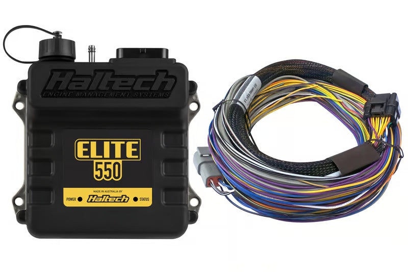 Haltech Elite 550 + Basic Universal Wire-in Harness Kit Length: 2.5m (8') - HT-150402 - Haltech ECU