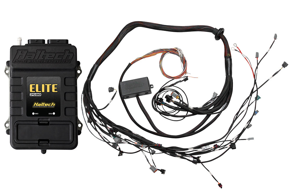 Haltech Elite 2500 Toyota 2JZ Terminated Harness Kit inc HPI6 15AMP HT-151326 - Haltech ECU