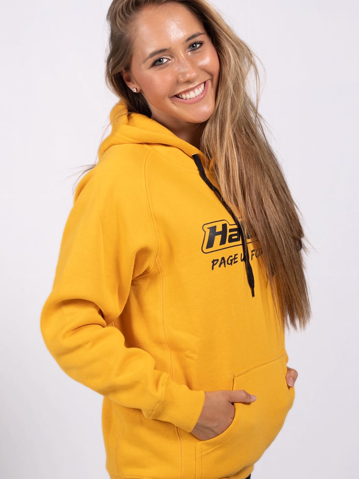 Haltech "Classic" Hoodie YellowSize: 4XL, Merch - HT-301910Y4XL