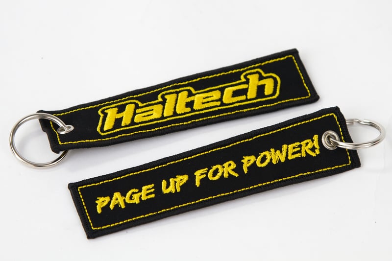 Haltech Fabric Keytag Black, Merch - HT-309006