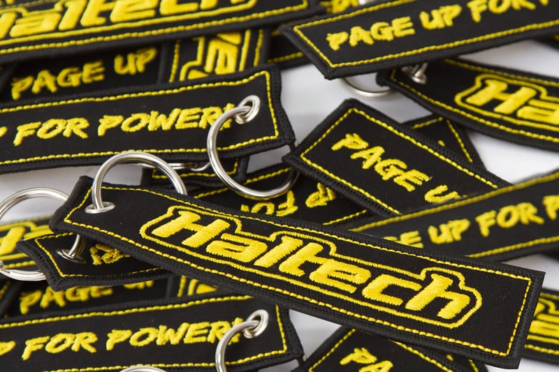 Haltech Fabric Keytag Black, Merch - HT-309006