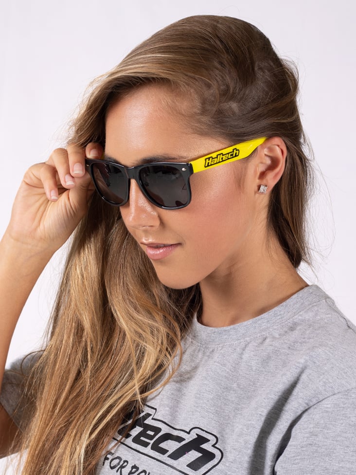 Haltech Sunglasses Black and Yellow, Merch - HT-309036