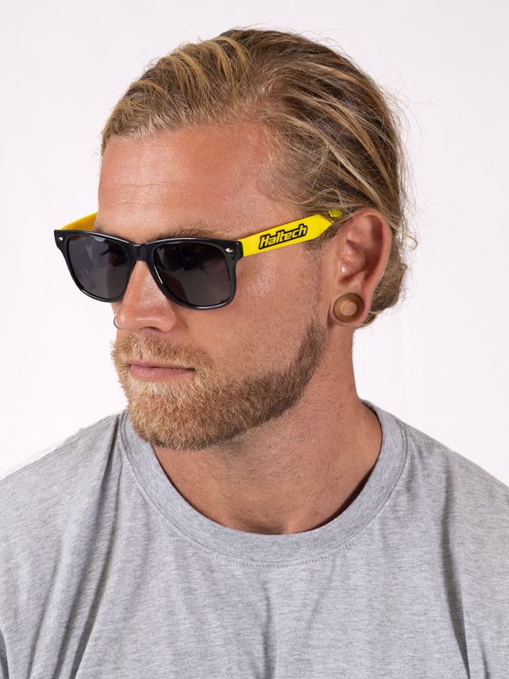 Haltech Sunglasses Black and Yellow, Merch - HT-309036